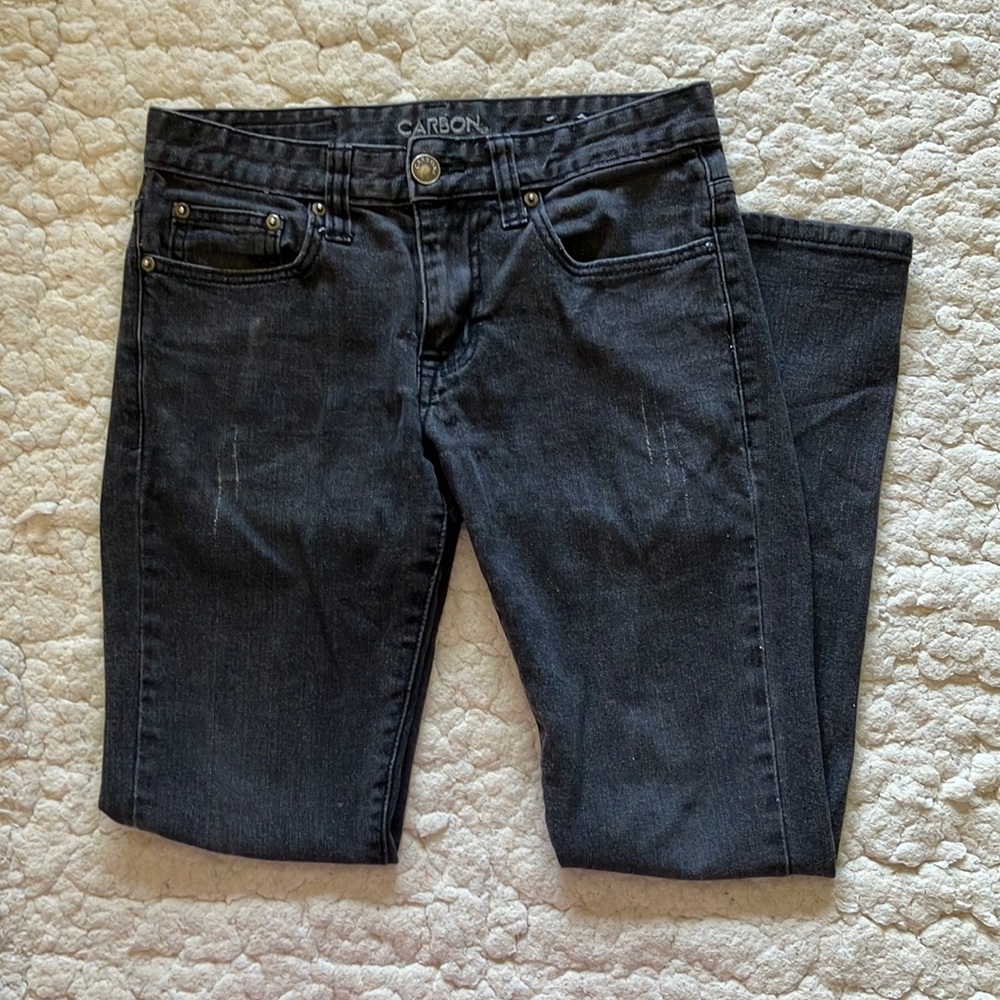 Carbon skinny freedom flex 28/30 mens jeans